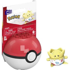 Mega Construx Pokemon Togepi Construction Set, Building Toys for Kids, 21 pcs, 6 years and up