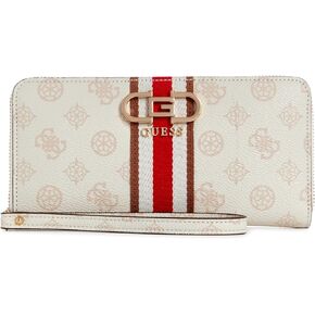 GUESS Women's Nelka Large Zip Around Wallet, Clutch