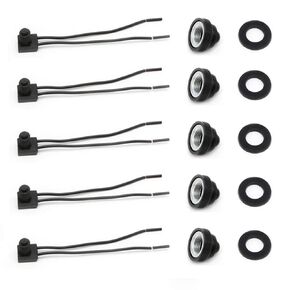 5Pcs Push Button Switch 12V Waterproof Push-Button On-Off Switch for Motorcycle/Car