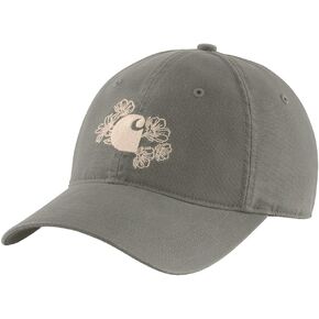 Carhatt Mens Canvas Floral Graphic Ball Cap