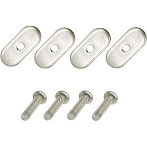 M6x20 Boat Rail Track Mount Rail Mounting Accessories Stainless Steel for Kayak Canoe 4 Pack