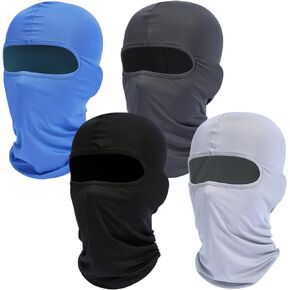 4 Pcs Balaclava Face Ski Mask : Full Face Cover Hood Shiesty Masks for Men Women