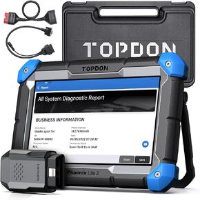 TOPDON Phoenix Lite 2, Bi-Directional Scan Tool, ECU Coding, 2 Years Free Update, Wireless Automotive Diagnostic Scanner, 34+ Reset Services, Full Systems Scan, AutoAuth for FCA SGW