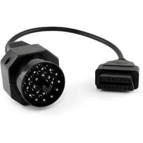 FOXWELL Obd2 Female to 20pin Extension Convert Adapter OBD1 to OBD II Cable (11 Inch)