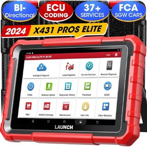 LAUNCH X431 PROS Elite 2024، أداة مسح ثنائية الاتجاه جديدة، أكثر من 37 خدمة، تشفير ECU، ماسح ضوئي تشخيصي كامل للنظام، دعم CANFD&DoIP، FCA AutoAuth، V.A.G Guided، تحديث مجاني لمدة عامين
