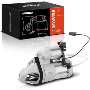 A-Premium Starter Motor Compatible with Nissan 370Z 2009-2019, INFINITI EX37 FX37 G25 G37 M37 Q40 Q50 Q60 Q70 Q70L QX50 QX70, V6 3.7L, 12V 1.4KW 10 Teeth Clockwise, Replace# 23300EY00A