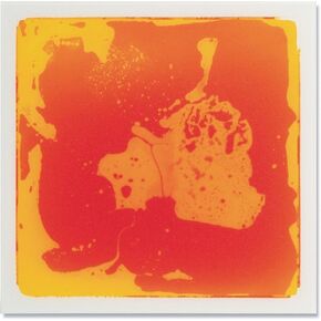 S&S Worldwide 12" Square Liquid Sensory Tile. Use Hands or Feet to Move the Green and Yellow Liquids within the Tile Around. Mesmerizing Sensory Experience.