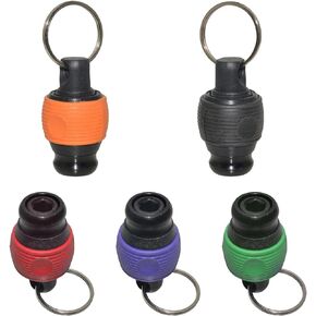 5PCS Ball Grip Carrying Bit Holder with Keychain Ring,Metal Quick-change Screwdriver Bit Holders Organizer Tool For Carrying 1/4" Hex Power Bit accessories