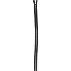 COATS & CLARK Inc F25A 24-2 Heavyweight Aluminum Separating Metal Zipper, 24", Black