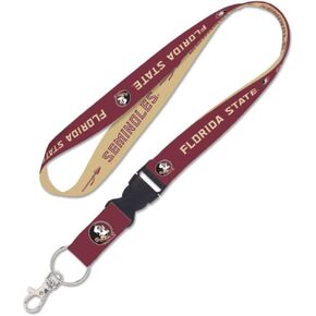 FLORIDA STATE SEMINOLES OFFICIAL LANYARD KEYCHAIN