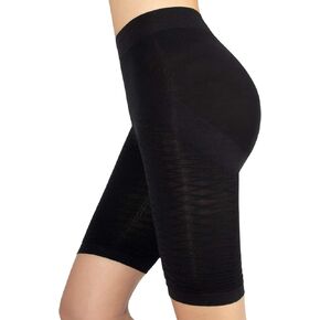 CALZITALY شورت مشكل مضاد للسيلوليت مع تأثير التدليك | S، M، L، XL | الجلد، أسود | صنع في ايطاليا in Kuwait