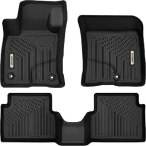 OEDRO Floor Mats Compatible with 2022-2024 Ford Maverick (Not fit Hybrid), Unique Black TPE All-Weather Guard Floor Liner in Saudi Arabia