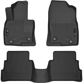 Husky Liners - 95641 Fits 2017-19 Mazda CX-5 Weatherbeater Front & 2nd Seat Floor Mats Black