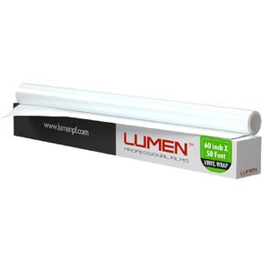Lumen Clear Vinyl Wrap Paint Protection Film (PPF) For Cars | 60" x 50' | Top Coated Clear Vinyl Hybrid Protective Film For Cars | Scratch & Stain Resistant, Self-Healing, UV Protection, Universal Fit