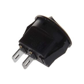 5PCS AC 3A/250V 6A/125V ON-Off I/O SPST 2 Pin Snap in Roun
