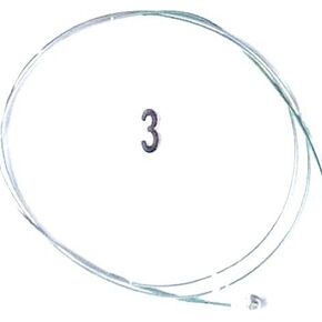Generic 5 pcs 3rd D 4/4 Single Violin Strings Solid Steel Core Nickel Alloy Wound