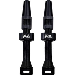 JRC Components Aluminum Tubeless Valve Stem Kit | Premium Presta Valves with Core Removal Tool | Suitable for Variety of Tubeless Tires: Road, Gravel, XC, Enduro, DH, etc