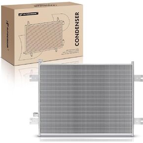 A-Premium Air Conditioning A/C Condenser Compatible with Peterbilt 330 1997-2004, 357 378 385 387 2004-2007, 379 1994 2004-2007, 386 2006-2007, Replace# HDH010140