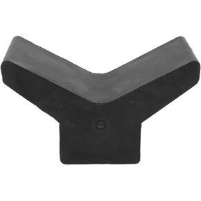 Y Block Trailer Rubber, Rubber Bow Y Block Black Rubber Bow Stop for Ski Boat Fishing Boat Sailboat Trailer