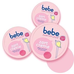 Bebe Zartcreme Baby Cream travelsize 50ml (Pack of 3)