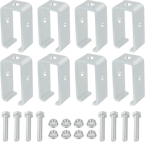 P1834-EG Strut Channel Trolley Track Hanger Bracket for Unistrut Channel All 1-5/8" Channel Trolley Track (8PACK)… in Saudi Arabia