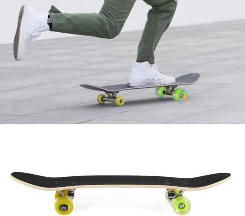 Light Up Skateboard Longboard Wheels 58mm X 45mm 82A with Bearings ABEC-7 and All-in-One T Tool (Set of 4), Cruiser Replacement Wheels for Street Skateboards in Kuwait