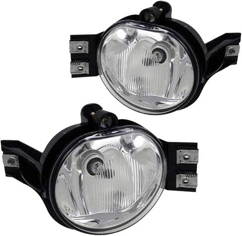 A ABIGAIL Driving Fog Lights Lamps Replacement for 2002-2008 Dodge Ram 1500/2500/3500 Pickup Truck 9006 12V 55W Halogen Bulbs & Wiring harness Kit & Black Bezel in Saudi Arabia