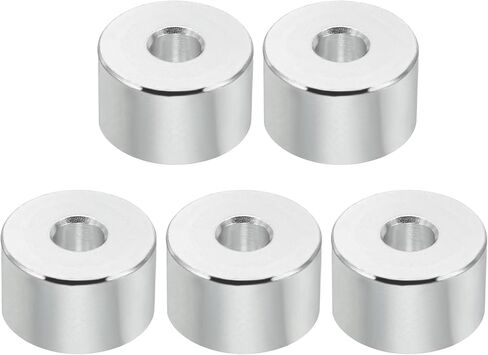 PATIKIL M6 Aluminum Spacers, 5Pcs Metal Spacer Aluminum 6.2mm ID x 12mm OD x 14mm L Aluminum Spacer Screw Standoff Round for 1/4" or M6 Screw Bolts in Kuwait