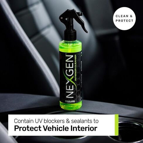 Nexgen الداخلية الثلاثي | مجموعة العناية بالسيارات - منظف داخلي، مكيف داخلي، سيراميك داخلي و3 مناشف بيضاء من الألياف الدقيقة للسيارات | مجموعة التنظيف والحماية النهائية in Kuwait