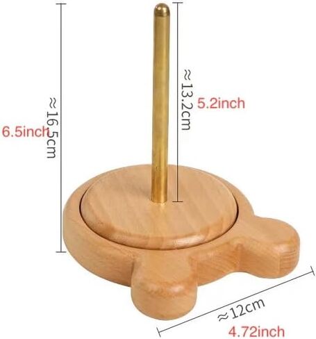 عناصر أثينا غزل سكين حامل سبينر، حامل كرة غزل، حامل كرة غزل، حامل غزل للحياكة - حامل غزل ناعم للكروشيه والحياكة in Kuwait