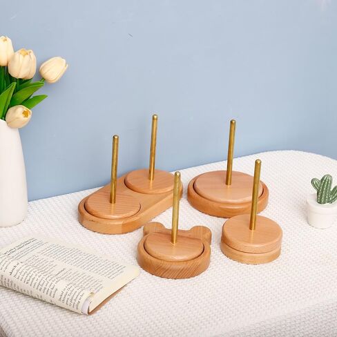 عناصر أثينا غزل سكين حامل سبينر، حامل كرة غزل، حامل كرة غزل، حامل غزل للحياكة - حامل غزل ناعم للكروشيه والحياكة in Kuwait