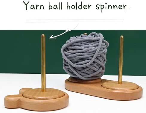 عناصر أثينا غزل سكين حامل سبينر، حامل كرة غزل، حامل كرة غزل، حامل غزل للحياكة - حامل غزل ناعم للكروشيه والحياكة in Kuwait