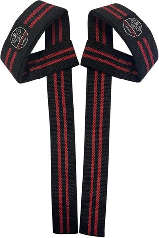 أحزمة المعصم Swoll Daddy Lifting لتدريبات القوة، والرفع الميت، ورفع الأثقال، وكمال الأجسام، ورفع الأثقال، وتمارين كروس فيت - نيوبرين مبطن - أحزمة قطنية مقاس 60.96 سم in Kuwait