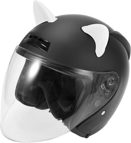 Motoforti 2pcs Cat Ears Style Attachments Helmet Decoration Accessories Self Adhesive Universal Helmet Cover Sticker for Motorcycle Bicycle Scooter Pink TPU in Saudi Arabia