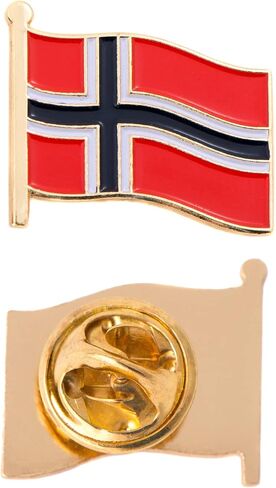Desert Cactus Norway Lapel Pin Country Enamel Made of Metal Souvenir Hat Men Women Patriotic Norwegian (Waving Flag Lapel Pin) in Saudi Arabia
