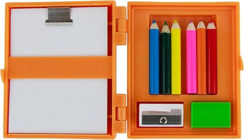 World's Smallest You Create Artist Drawing Kit. Miniature Creative Art Craft Set. Includes: 6 Color Pencils, Sharpener, Eraser, Pad, and Drawing Board/Easel. in Saudi Arabia