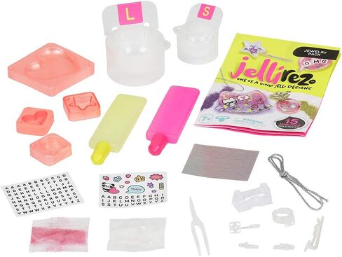 Jelli Rez Fantasy Jewelry Pack - Quick & Easy DIY Resin Inspired Craft Activity Kit for Kids Ages 7 & Up, Multicolor (10877) in Saudi Arabia