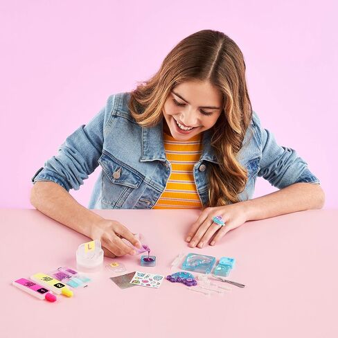 Jelli Rez Fantasy Jewelry Pack - Quick & Easy DIY Resin Inspired Craft Activity Kit for Kids Ages 7 & Up, Multicolor (10877) in Saudi Arabia