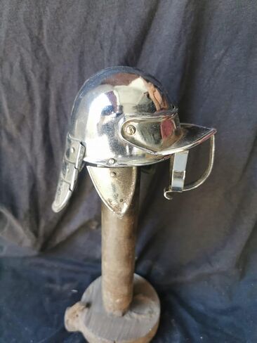 Generic Medieval Viking Buhurt 18 G Steel Helmet Replica SCA LARP Armor Helmet for Home Decoration, VS-04 in Saudi Arabia