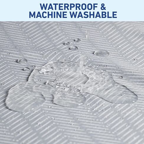 Graco Under High Chair Mat, 50", Clear, Pack of 1 | Waterproof & Washable, Plastic, Food/Spill Catcher, Eating, Painting & Art Floor Cover in Saudi Arabia
