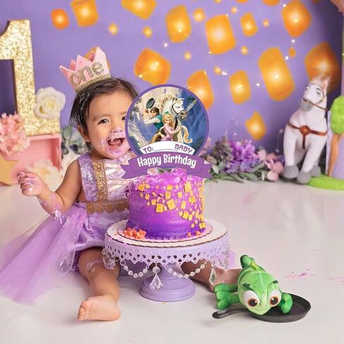 37Pcs Princess Tangled Party Cake&Cupcake Toppers for Birthday Party Supplies,Boys' Theme Birthday Party Decoration in Saudi Arabia