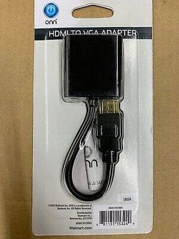محول ONN ONA17AV004 HDMI إلى VGA - أسود in Kuwait