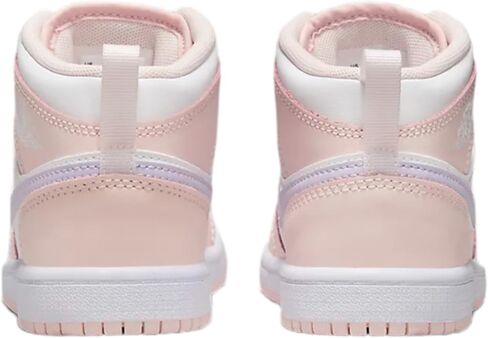 Air Jordan 1 Mid Pre School Pink Wash/Violet Frost-White FD8781-601 3Y in Saudi Arabia