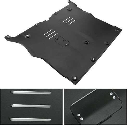 Front Skid Plate for Tesla Model 3 Guard Plate Under Engine Guard Cover Chassis Aluminum Heavy Duty Protection Black in Saudi Arabia