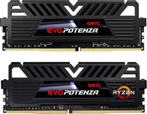 GeIL EVO Potenza AMD 16GB (2 x 8GB) 288-Pin PC RAM DDR4 3200 (PC4 25600) طراز ذاكرة سطح المكتب GAPB416GB3200C18ADC in Kuwait