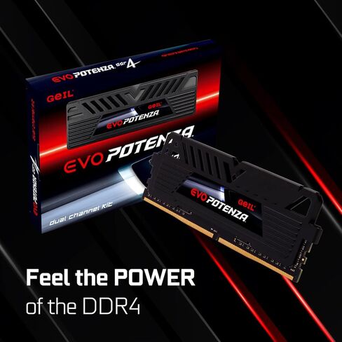 GeIL EVO Potenza AMD 16GB (2 x 8GB) 288-Pin PC RAM DDR4 3200 (PC4 25600) طراز ذاكرة سطح المكتب GAPB416GB3200C18ADC in Kuwait