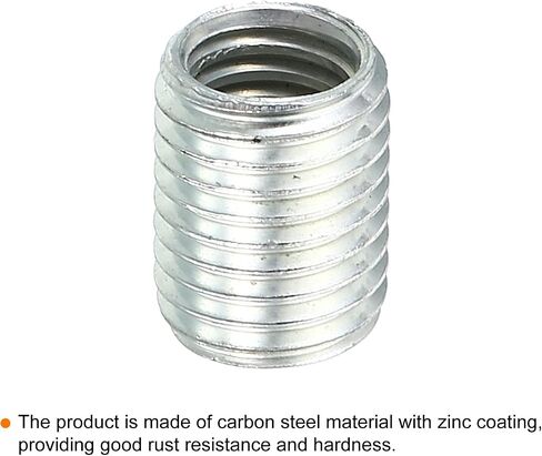 PATIKIL M8x1mm to M6x1mm Thread Adapters Sleeve Reducing Nut, 10 Pack 10mm Screw Conversion Nut Threaded Tube Coupler Connector Pipe Fitting in Saudi Arabia