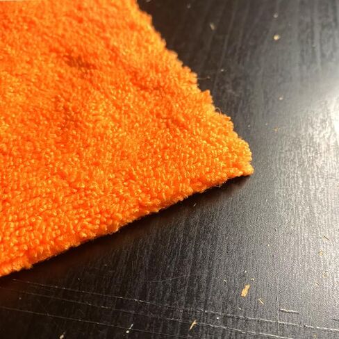native gear Professional Grade Microfiber cleaing Cloth Towels edgeless 16 Inch x 16 Inch Car Drying Wash Detailing Buffing Polishing Towel with Plush Home 400GSM (Pack of 6) (Blue & Orange) in Saudi Arabia