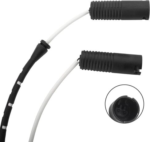 BOXI 2pcs Front and Rear Brake Pad Wear Sensor Compatible for BMW 525i 530i 2001-2003, 528i 1997-2000, 540i 1997-2003, M5 2000-2003 | Replace# 34351163066 34352229018 in Saudi Arabia