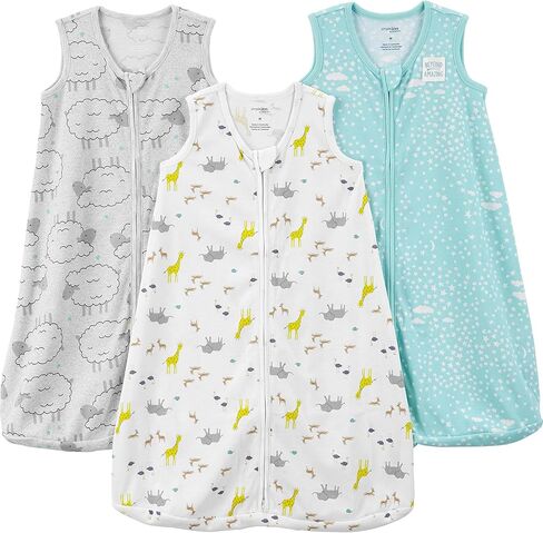 Simple Joys من Carter's Baby 3 عبوات من البطانيات القطنية القابلة للارتداء in Kuwait